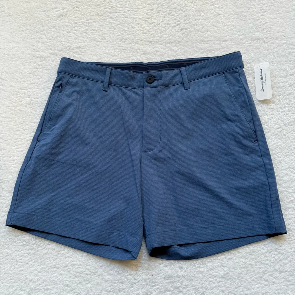 NEW Tommy Bahama Shorts Mens 32 x 6 Sun Shelter Golf Beach Light Blue Bottoms